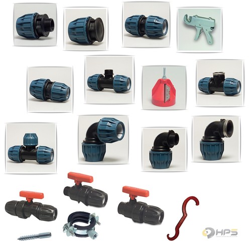Verschraubung fitting - pp,