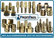 Druckluft Messing  Kupplung