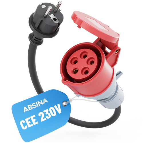 Absina adapter schuko stecker - schuko,