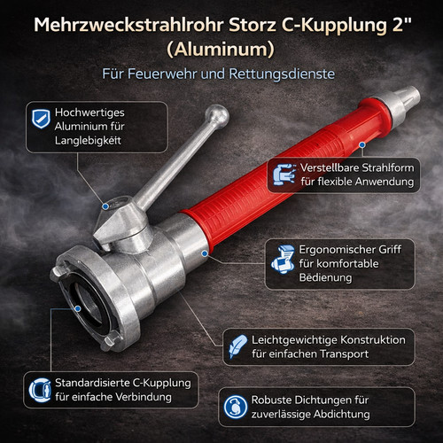 Strahlrohr kunststoff alu - c, kunststoff/alu